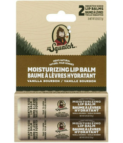 Dr. Squatch Men's Natural Moisturizing Lip Balm Vanilla Bourbon