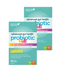 Genuine Health Advanced Gut Health Probiotic for Kids Lemonade Bundle