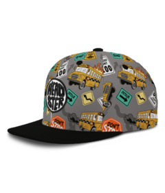 Casquette Snapback Headster pour enfant Bus Ted Gris Mix