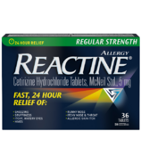 Reactine Regular Strength Reactine 36 Tablets