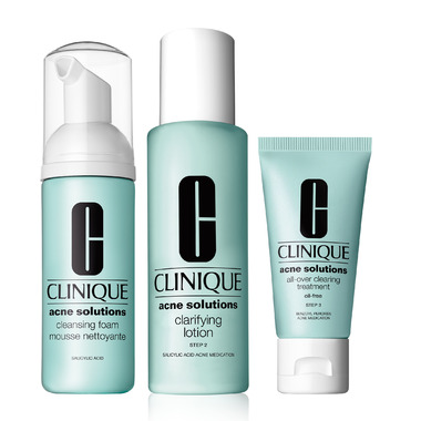 clinique 3 step acne solutions