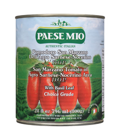 Paese Mio San Marzano Canned Tomatoes with Basil Leaf