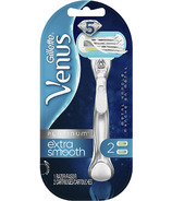 Gillette Venus Deluxe Smooth Platinum manche de rasoir pour femmes 3 recharges de lames