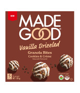 Bouchées de granola arrosées de vanille MadeGood Biscuits et crème