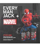 Every Man Jack Marvel Spiderman Body Collection Fresh Air