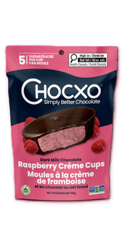 Buy ChocXO Dark Milk Raspberry Creme Cups at Well.ca | Free Shipping ...