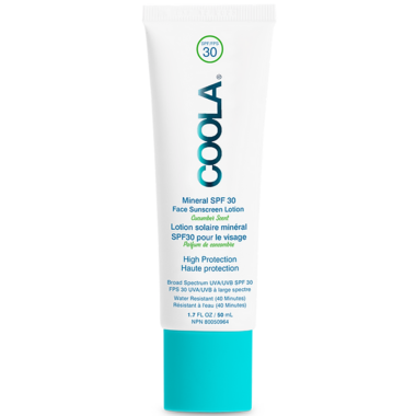 COOLA Face Mineral Sunscreen SPF 30 Cucumber