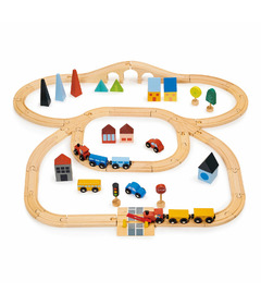 Mentari Town Train Set
