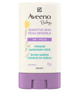 Aveeno Baby Sensitive Skin SPF 50 Mineral Sunscreen Stick