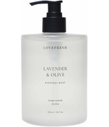 Lovefresh gel douche quotidien, lavande et olive