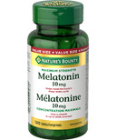Nature's Bounty Mélatonine 10 mg Value Size