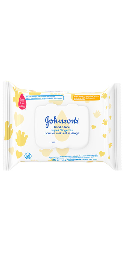 Johnson's hand & face 2024 wipes