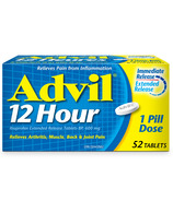 Advil 12 heures, comprimés à libération prolongée