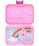 Yumbox Tapas 4 Compartment Capri Pink with Rainbow Tray