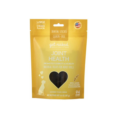 Natural Polymer Int. Get Naked Joint Health Large Chew Sticks for Dogs Natural Polymer Int. Get Naked Joint Health Large Chew Sticks for Dogs