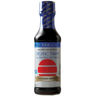 San-J Organic Gluten-Free Tamari Soy Sauce Reduced Sodium San-J Organic Gluten-Free Tamari Soy Sauce Reduced Sodium