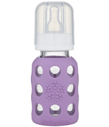 Lifefactory Glass Baby Bottle with Silicone Sleeve Lavender