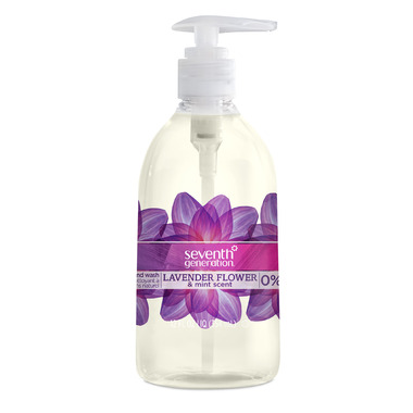 seventh generation hand lavender wash mint flower