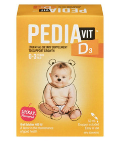 PediaVit Vitamin D3 400IU Drops