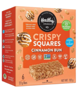 Healthy Crunch Cinnamon Bun Crispy Squares