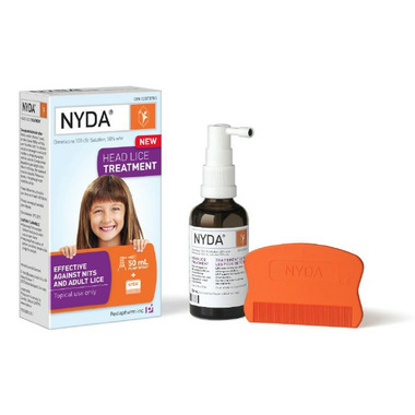 Nyda PACK SPRAY TRAITEMENT ANTI POUX à prix pas cher