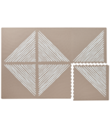 Toddlekind Prettier Playmats Sandy Lines Collection Tan