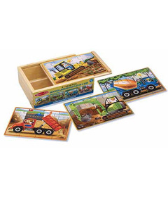 Melissa & Doug Construction Jigsaw Puzzle In A Box