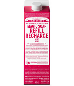 Dr. Bronner's Organic Pure Castile Liquid Soap Refill Rose