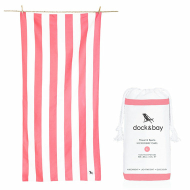 Dock & Bay Quick Dry Towel Cabana Kuta Pink Dock & Bay Quick Dry Towel Cabana Kuta Pink
