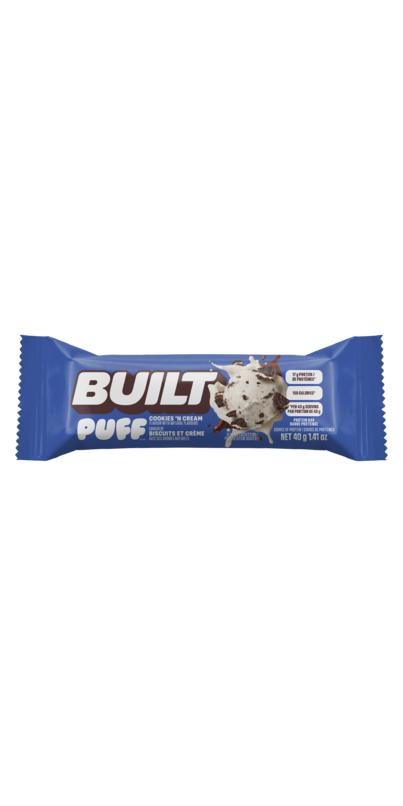 Buy Built Bar Puffs Protein Bar Cookies & Cream at Well.ca | Free ...