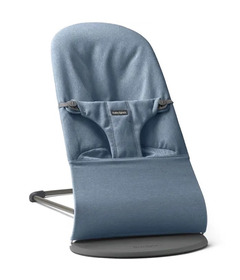 BabyBjorn Bouncer Bliss Woven Melange Blue