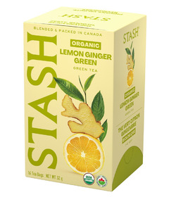 Stash Organic Lemon Ginger Green Tea
