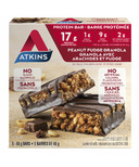 Atkins Protein Bars Peanut Fudge Granola 5-Pack