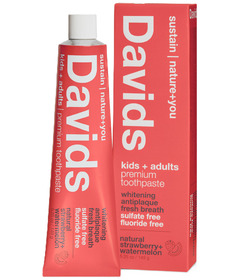 Davids Kids + Adults Toothpaste Strawberry + Watermelon