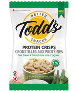 Todd's Better Snacks Protein Crisps Crème sure & Oignon