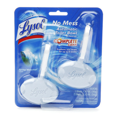 Lysol No Mess Automatic Toilet Bowl Cleaner Spring Waterfall Lysol No Mess Automatic Toilet Bowl Cleaner Spring Waterfall