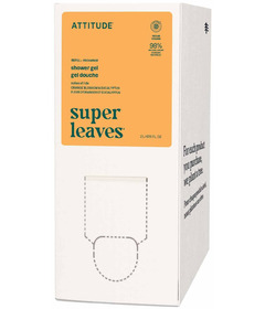 ATTITUDE Super Leaves Shower Gel Orange Blossom & Eucalyptus Refill