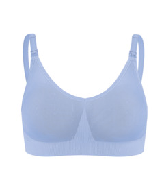 image of Bravado Body Silk Seamless Full Cup Maternity & Nursing Bra Hydrangea Blue with sku:331511