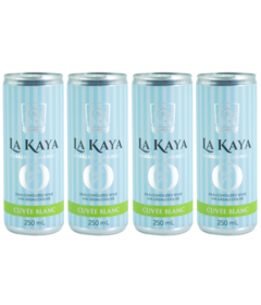 La Kaya Sparkling Cuvee Blanc Alcohol Free Wine Single Serve Bundle
