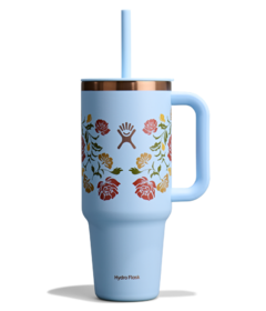 Hydro Flask Travel Tumbler Western Light Blue