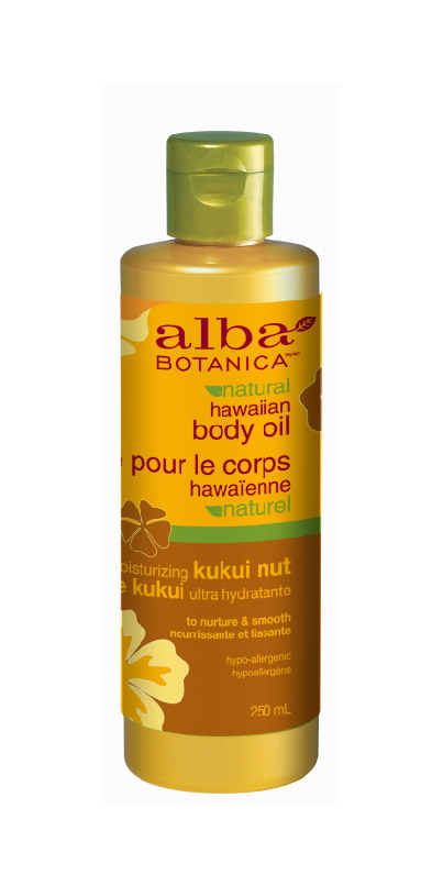 alba body oil