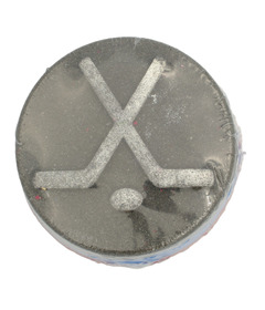 Happy Hippo Bath Co. Bath Bomb with Shoe Charm Hockey Puck