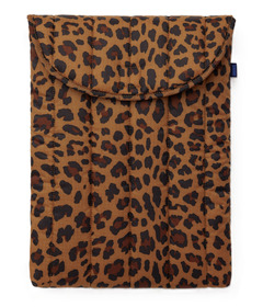 BAGGU Puffy Laptop Sleeve 16 Inch Leopard