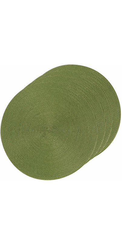 Buy Now Designs Disko Round Placemats Fir Green at Well.ca | Free ...