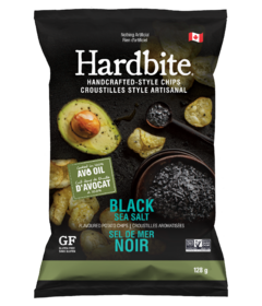 Hardbite Potato Chips Avocado Oil Black Sea Salt 