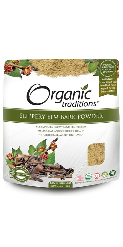 Buy Organic Traditions Slippery Elm Bark Powder at Well.ca | Free ...