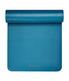 GAIAM 10mm Solid Fitness Mat Blue