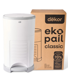 Dekor Eko Classic Diaper Pail White