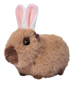 Douglas Capybara with Bunny Ears