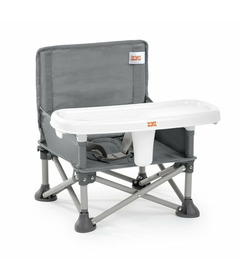 Bright Starts Pop 'N' Sit Portable Booster Seat Grey